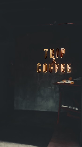 Trip &amp; Coffee Sign