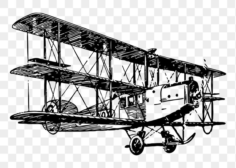 Triplane png sticker illustration, transparent | Free PNG - rawpixel
