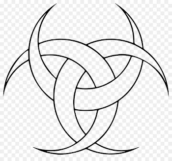 Triple Goddess Lunar phase Triquetra Crescent Moon - goddess of the moon 