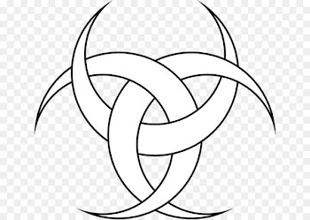 Triple Goddess Star and crescent Moon Symbol - moon 