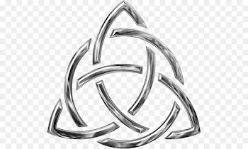 Triquetra, Celts, Celtic Knot, Symbol, Metal PNG