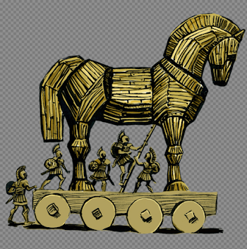 Trojan Horse Illustration transparent PNG - StickPNG
