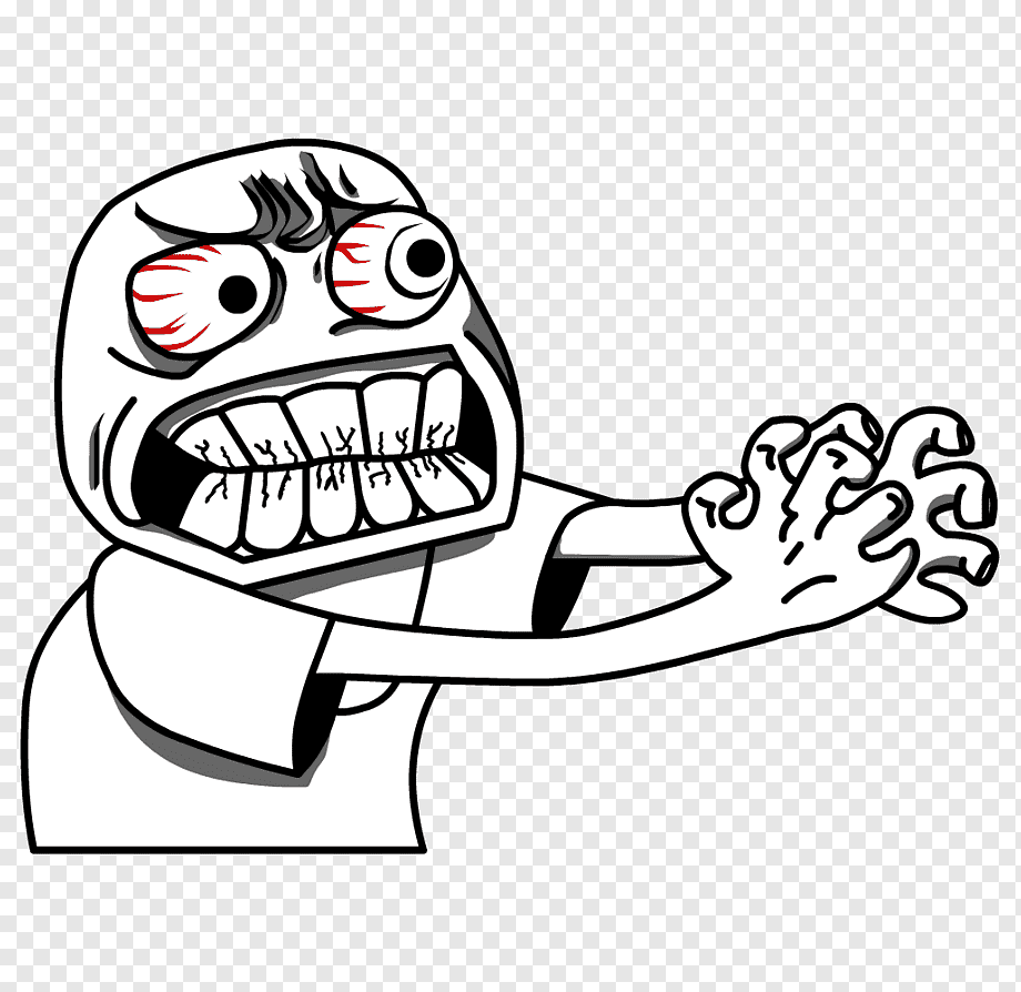 troll face man grabbing, Internet meme Rage comic, Angry Meme, television, comics, text png