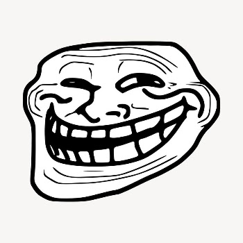 Troll meme clipart, funny illustration | Free Vector - rawpixel