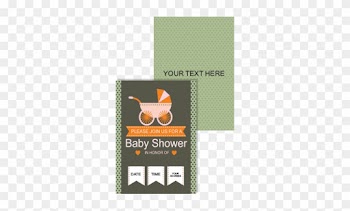 Trolley Baby Shower Invitation Card - Wedding Invitation