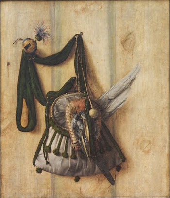 Trompe l'oeil with falconry bag | Free Photo - rawpixel