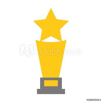 trophy award star