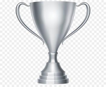 Trophy Cup Award Clip art - Silver Trophy Cup Award Transparent PNG Clip Art Image 