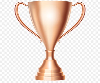 Trophy Cup Award Silver Clip art - Bronze Trophy Cup Award Transparent PNG Clip Art Image 