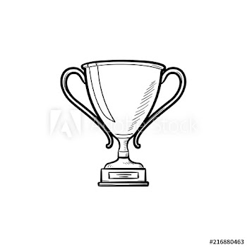 Trophy cup hand drawn outline doodle icon
