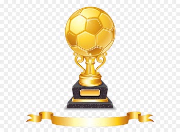 Trophy Euclidean vector Football - Gold football trophy and ribbons 