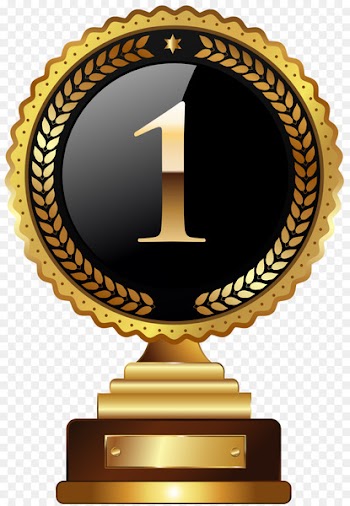 Trophy Gold medal Clip art - 1st 