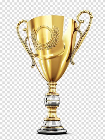 Trophy Sales Cup, Gold-plated trophy transparent background PNG clipart
