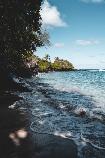 Tropical afternoon in beautiful Maui, Hawaii