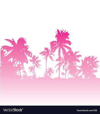 Tropical backdrop vector image