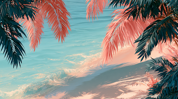 Tropical Beach Summer Sale Promotion Banner