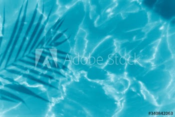 Tropical blue water