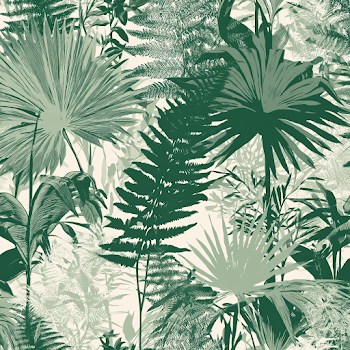Tropical Botanical Wallpaper Pattern