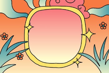 Tropical design frame, aesthetic summer | Free Vector - rawpixel