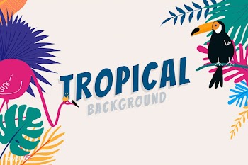 Tropical design space | Free stock vector - 679882