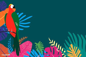 Tropical design space | Free stock vector - 679886