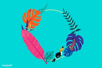 Tropical design space | Free stock vector - 679888