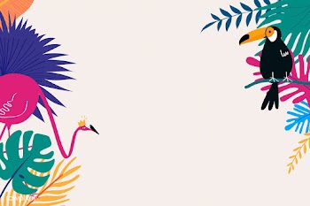 Tropical design space | Free stock vector - 679892