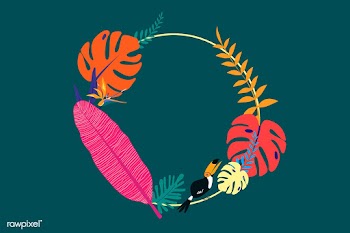 Tropical design space | Free stock vector - 679893