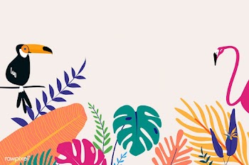Tropical design space | Free stock vector - 679897