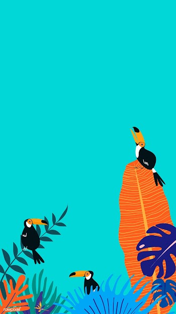 Tropical design space | Free stock vector - 679907