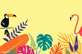 Tropical design space | Free stock vector - 679915