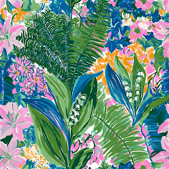 Tropical Floral Fantasy Pattern