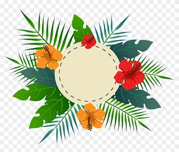 Tropical Flower Leaves The Title Box - Tropical Png