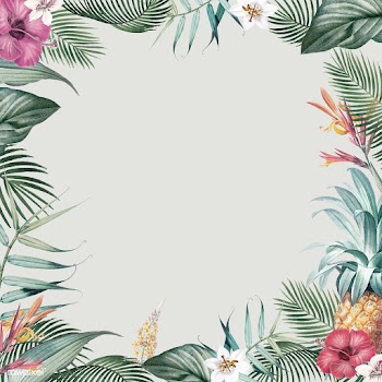 Tropical foliage frame | Free stock vector - 555464
