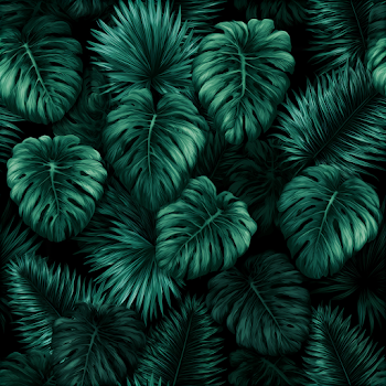 Tropical Foliage Seamless Pattern