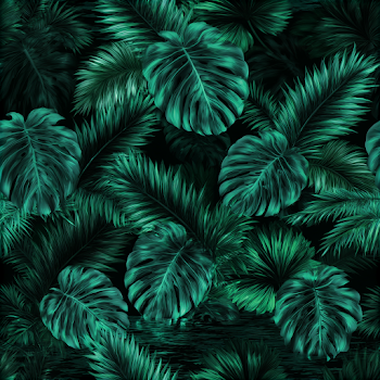 Tropical Foliage Seamless Pattern