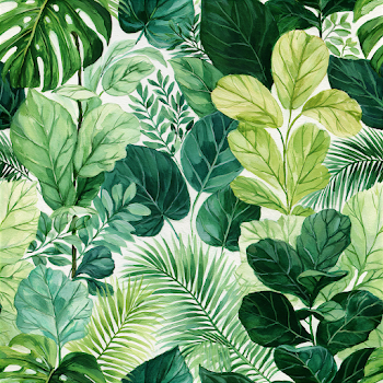 Tropical Foliage Watercolor Illustration