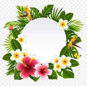 Tropical Frame Cliparts - Tropical Frames