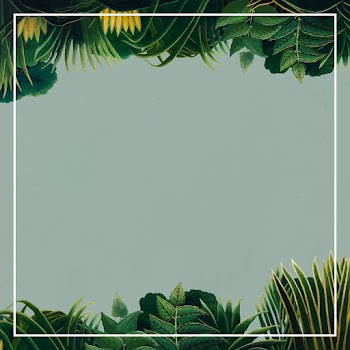 Tropical frame vector famous painting, exotic… | Free stock illustration | High Resolution graphic