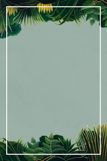 Tropical frame vector famous painting, exotic… | Free stock illustration | High Resolution graphic