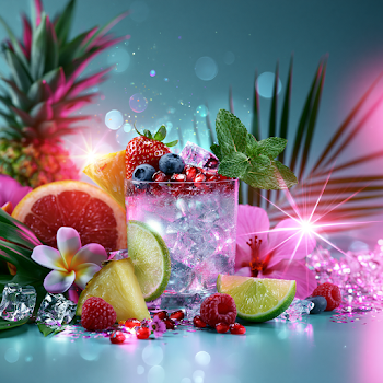 Tropical Latin Festival Flyer Background