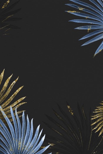 Tropical leaf border frame background, | Free Photo - rawpixel