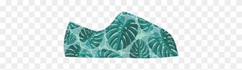 Tropical Leaf Monstera Plant Pattern Canvas Kid's Shoes - Handbag