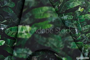 Tropical leaves background