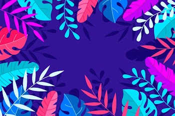 Tropical leaves background Free Vector