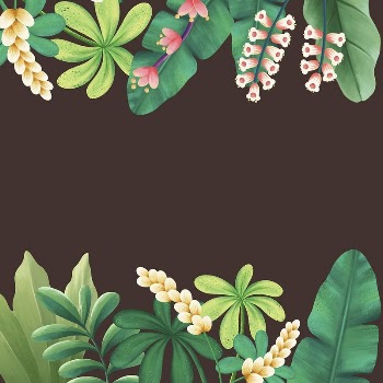 Tropical leaves frame background, botanical | Free Photo Illustration - rawpixel