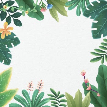 Tropical leaves frame background, botanical | Free Photo Illustration - rawpixel