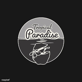 Tropical paradise badge | Free stock vector - 592616