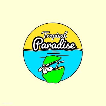 Tropical paradise badge | Free stock vector - 592655