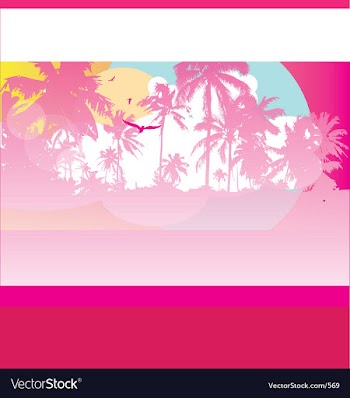 Tropical paradise vector image